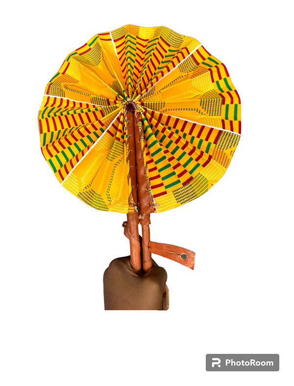 kente hand fan