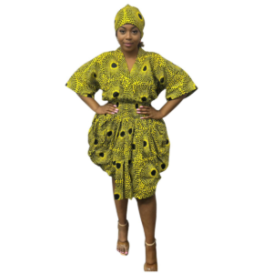 african mini dress