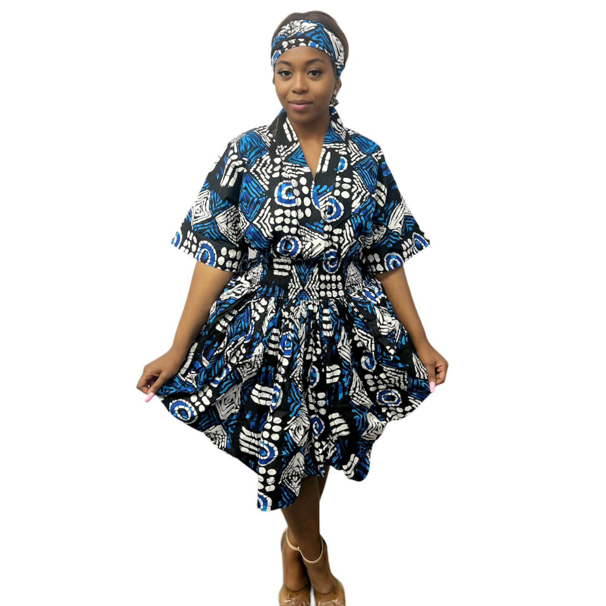 african mini dress