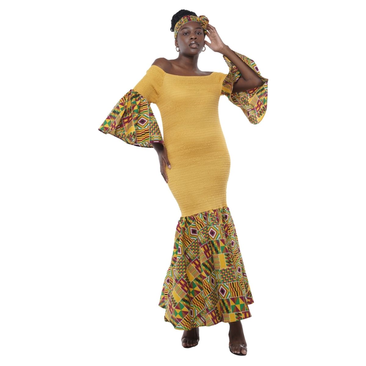 124 african dress