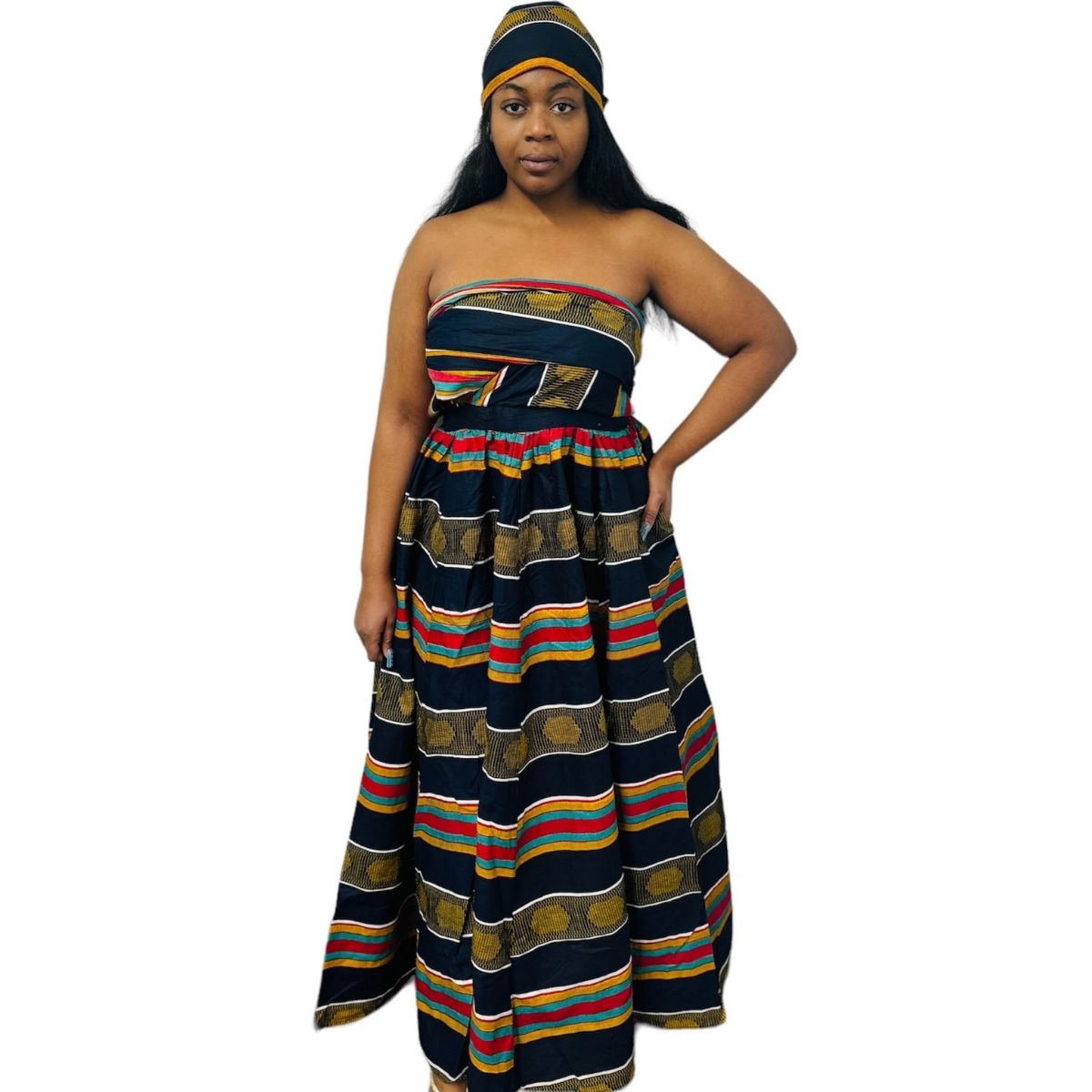 kavazi african long dress for women