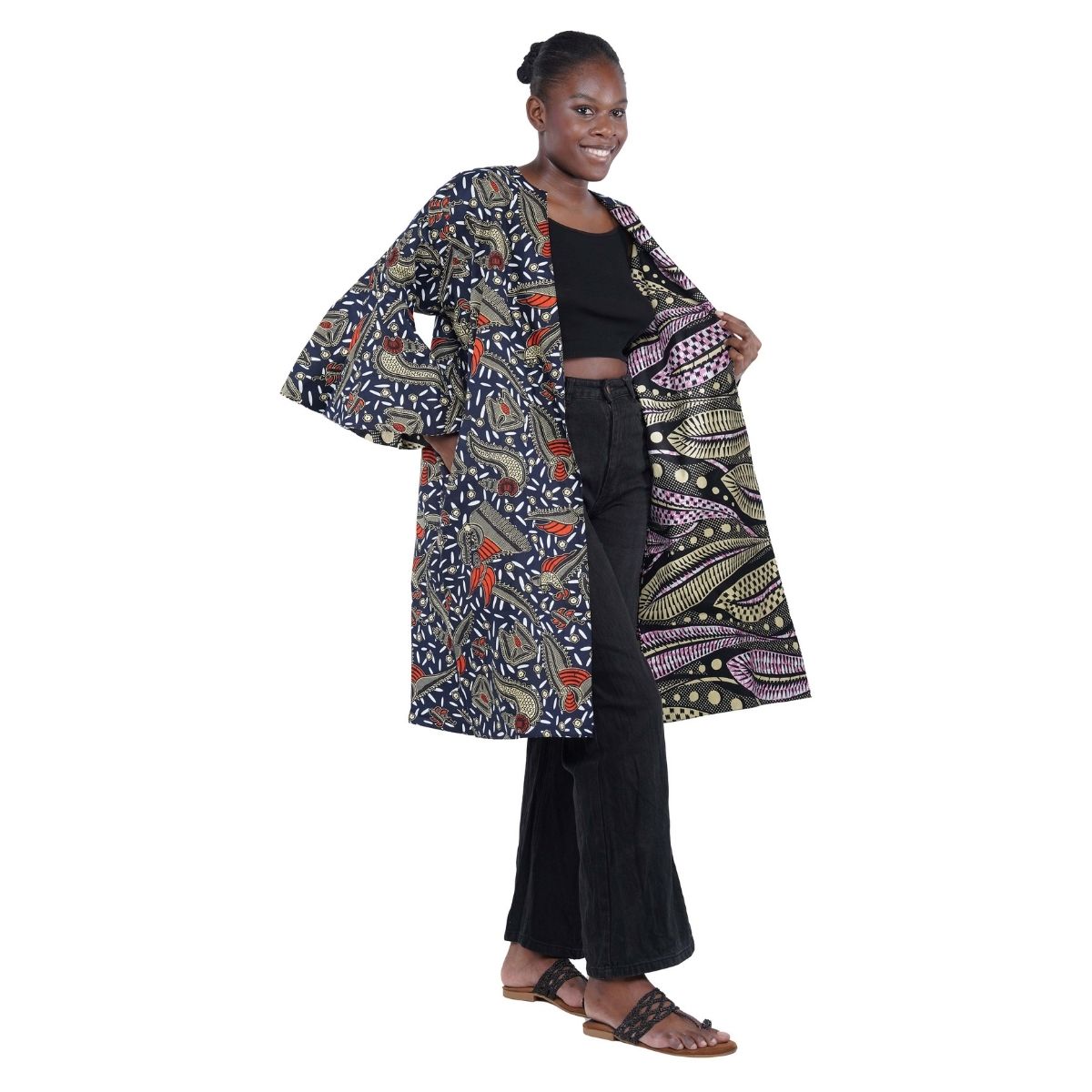 kavazi Reversible Kimono