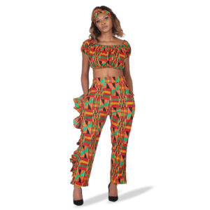 ankara top and pant set