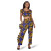 ankara top and pant set